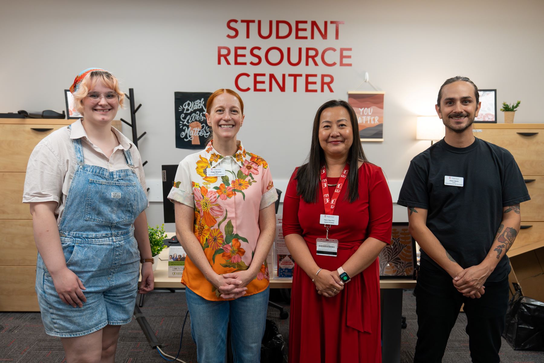 Student Resource Center staff and the Normandale Interim President.